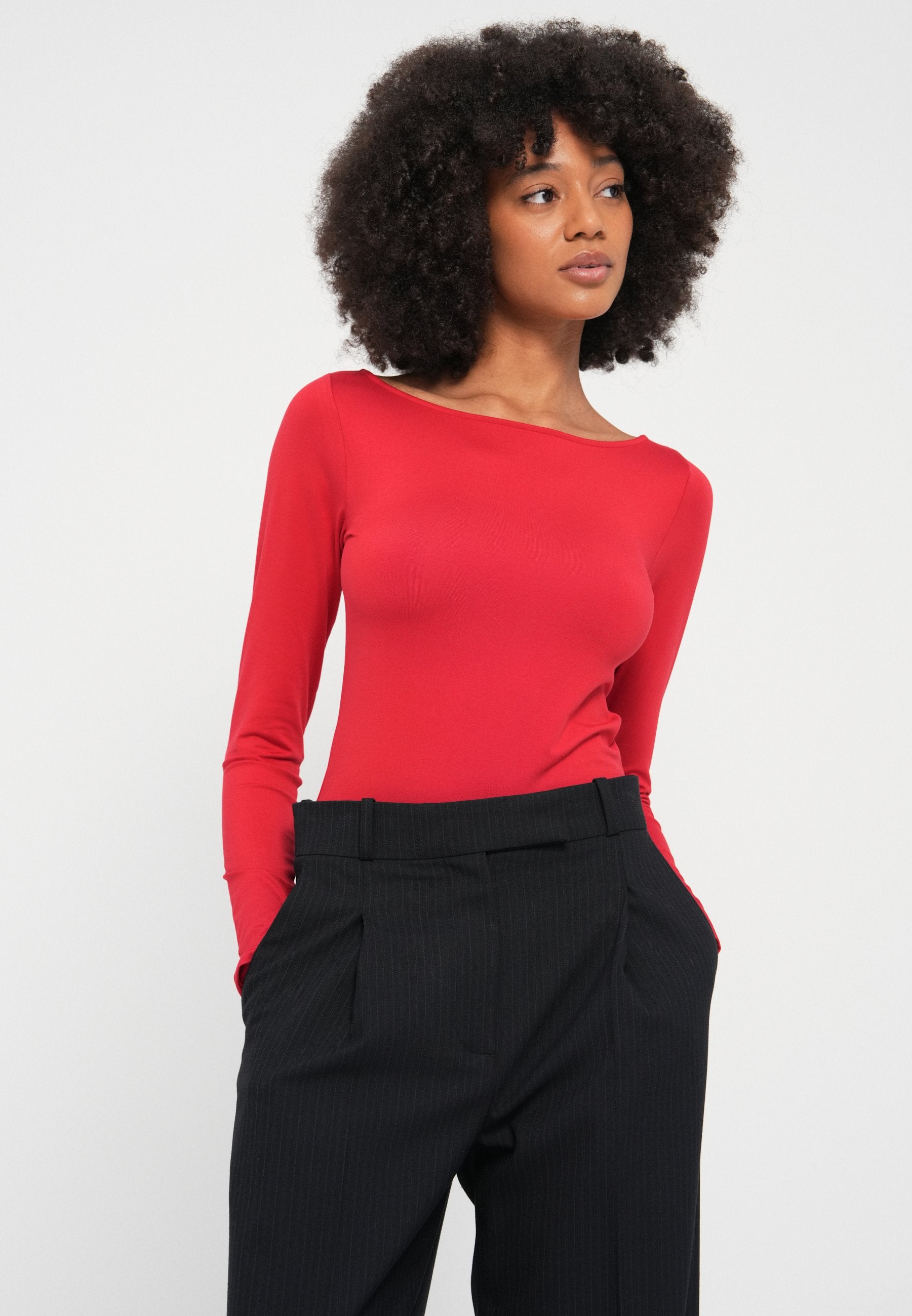 Hollister Co. FLAT SLASH NECK