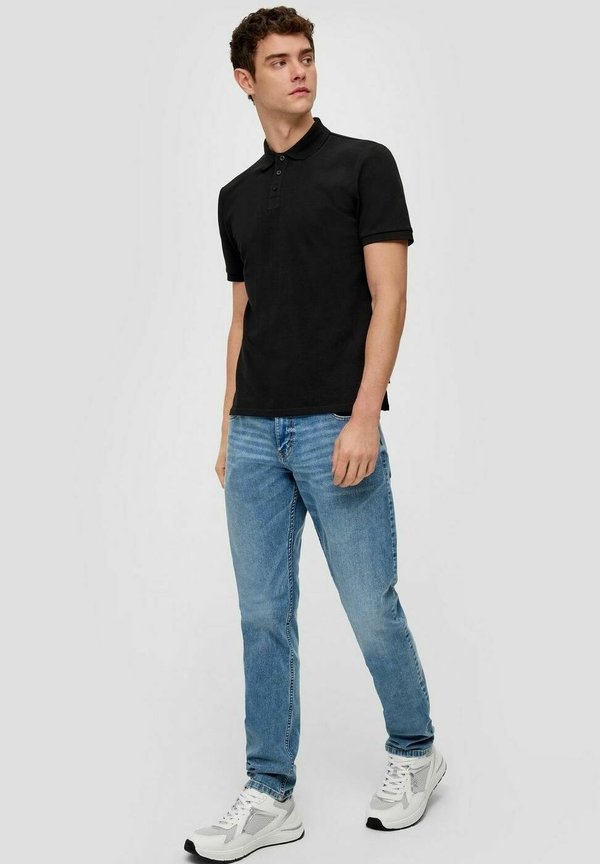 s.Oliver KURZARM BEQUEM KNOPFLEISTE 2ER PACK - Polo shirt - schwarz