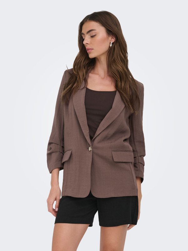 ONLY ONLITA Linen - Short coat - shopping bag