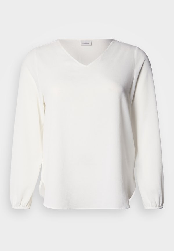 ONLY Carmakoma CARVICA L/S V-NECK TOP WVN NOOS