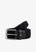 Tommy Hilfiger ADAN - Braided belt - black