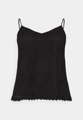 Vero Moda Curve VMCHONEY SINGLET - Blouse - black