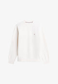 Tommy Hilfiger SEASONAL CREWNECK - Sweatshirt - ivory petal