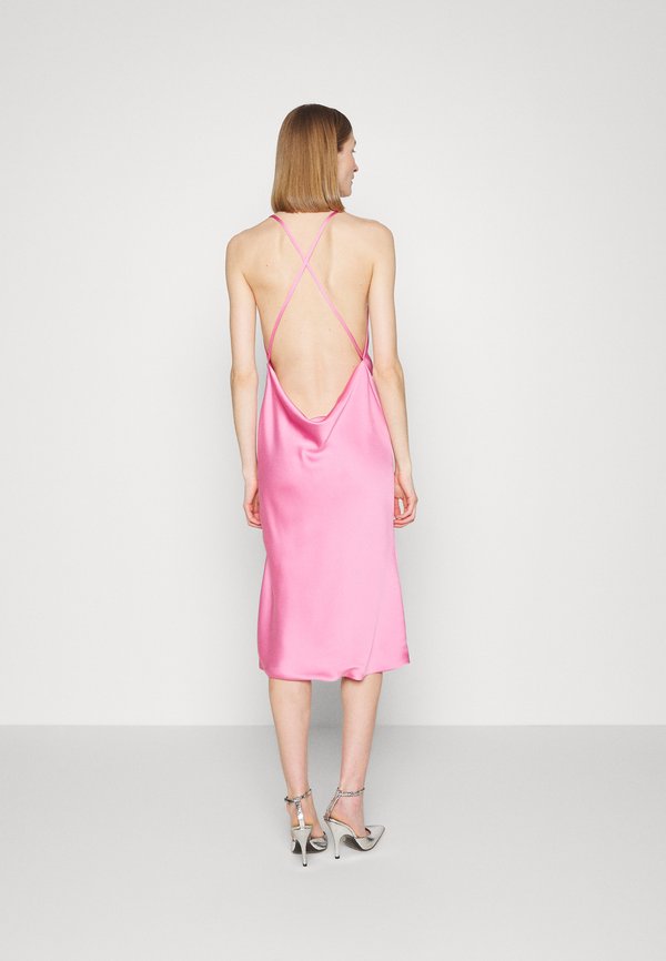 Norma Kamali CROSS BACK BIAS DRESS TO MIDCALF