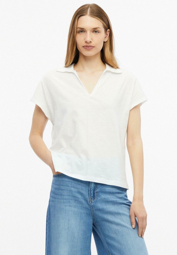 s.Oliver POLO-SHIRT - Polo shirt - weiß