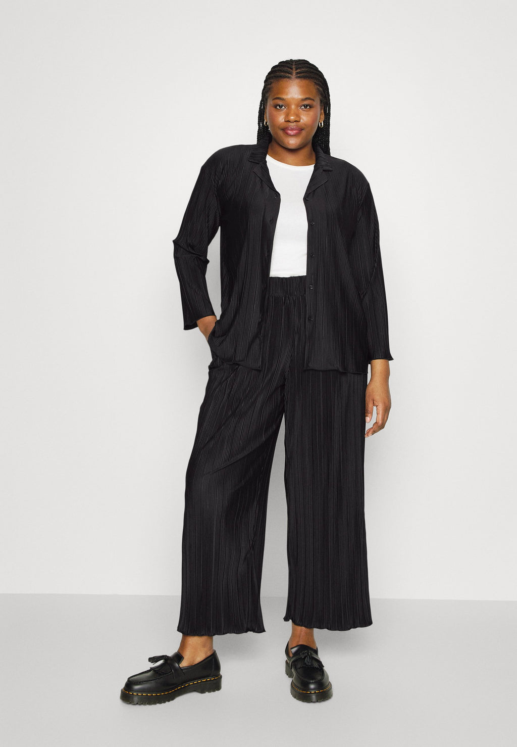 Selected SLFELLIE  PLISSE SHIRT