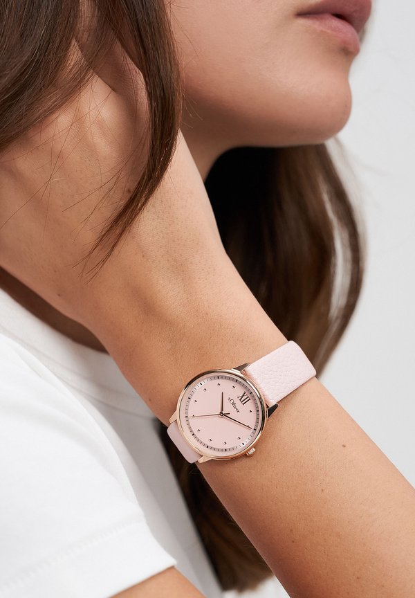 s.Oliver SOFT ELEGANCE - Watch - rosa