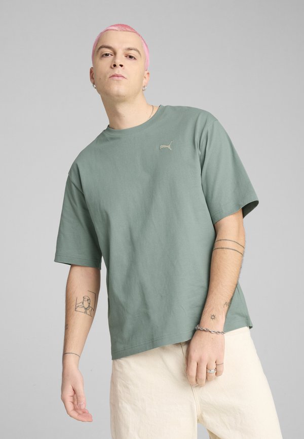 Puma Basic T-shirt - green moon