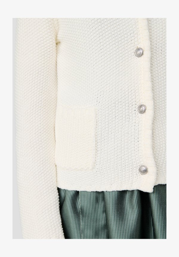 s.Oliver STRICKJACKE - Cardigan - creme