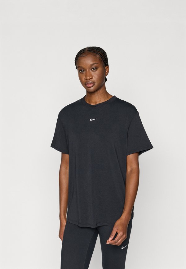 Nike Performance ONE RELAXED - Sports T-shirt - black/white