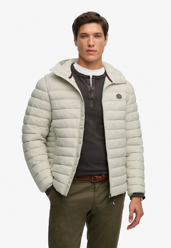 Superdry & Co HOODED  - Winter jacket - light stone beige