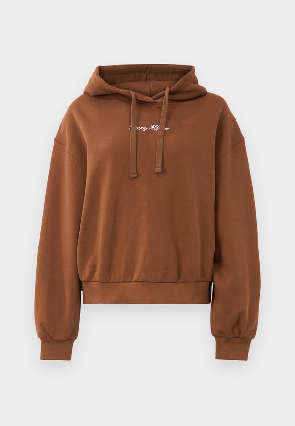 Tommy Hilfiger CLASSIC SCRIPT HOODIE - Hoodie - highland khaki