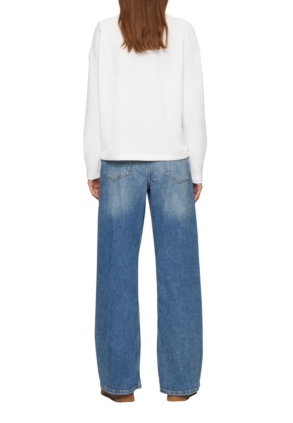 SCUBA-SWEATSHIRT AUS MODALMIX IM RELAXED FIT Media 6