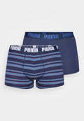 Puma MEN EVERYDAY HERITAGE STRIPE 2 PACK - Trunks - denim