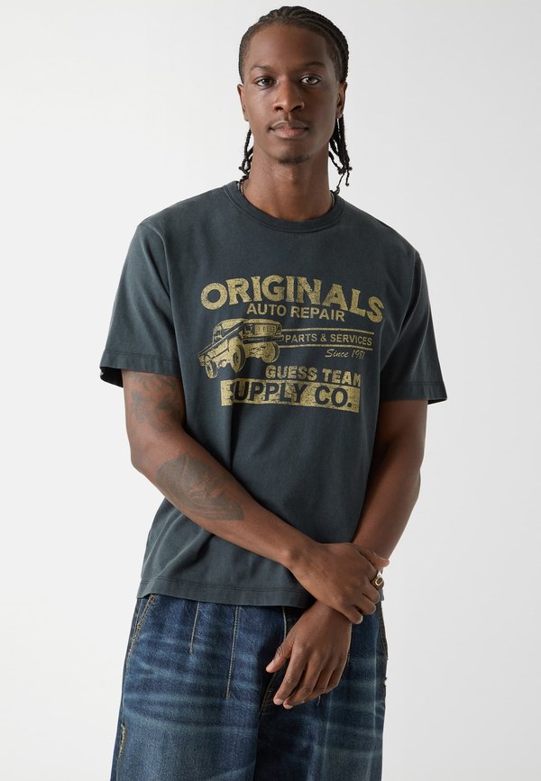 Guess Print T-shirt - schwarz multicolor