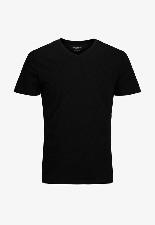 Jack & Jones Plain - Basic T-shirt - black