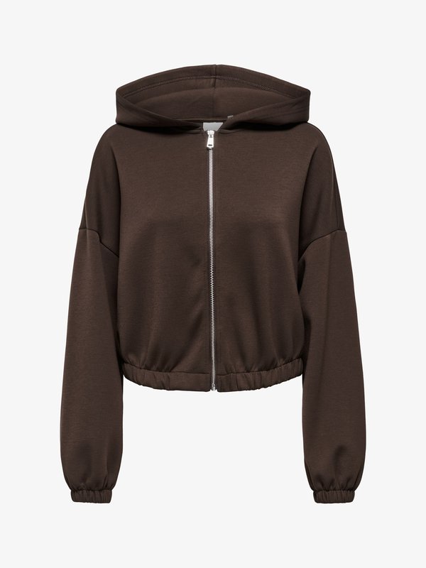 ONLY Zip-up sweatshirt - bracken