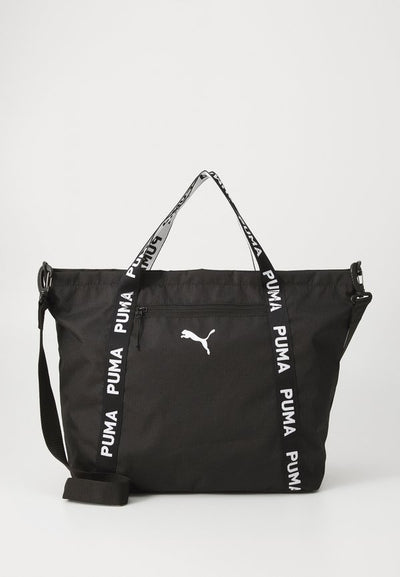 Puma AT ESS SHOPPER - Cross body bag - black