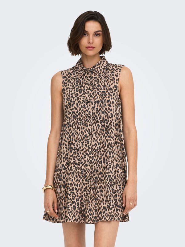 ONLY ONLTHEA Short - Shirt dress - humus