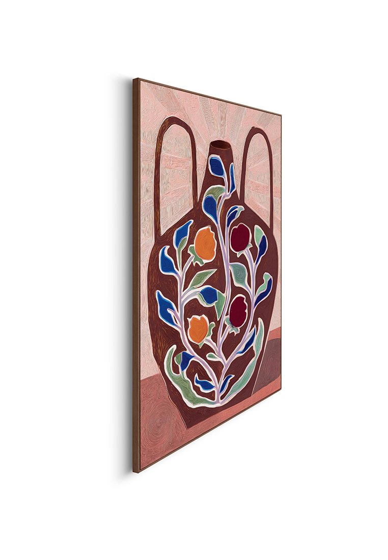 Orange Wallz CONTRAST VASE