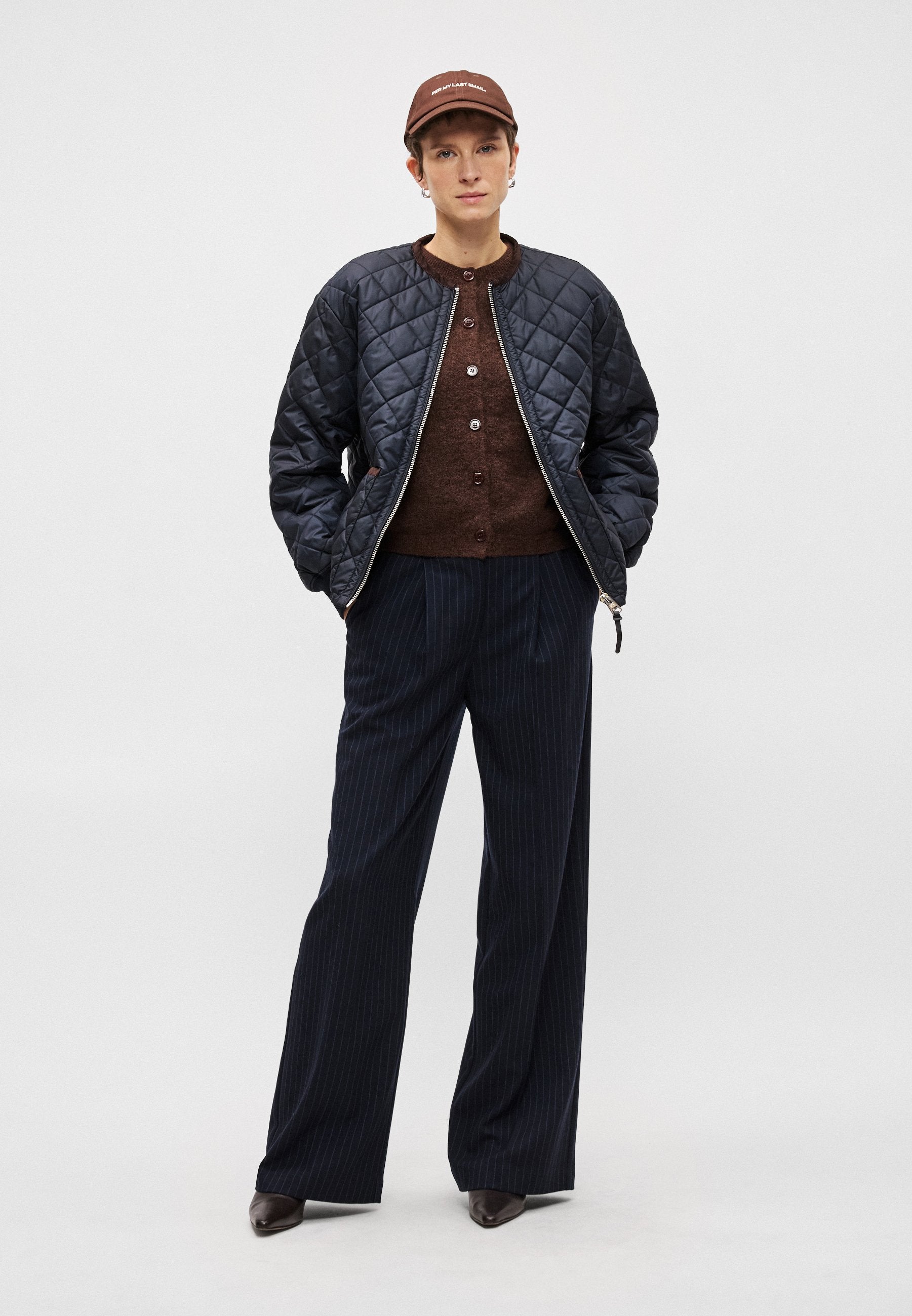Marc O'Polo JACKET QUILTED, COLLARLESS PATCHED POCKETS