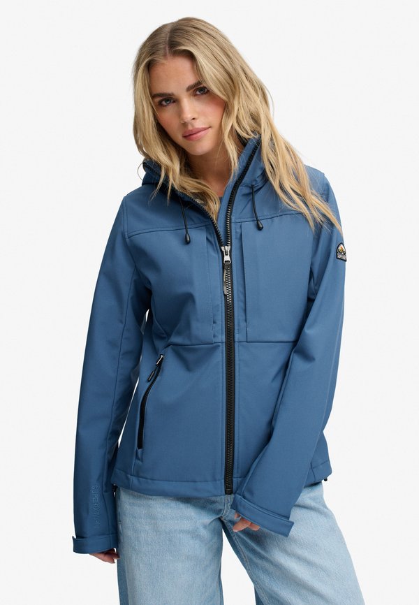 Superdry & Co SUPERDRY HOODED CLASSIC TREKKER JACKET.. - Summer jacket - dry slate blue