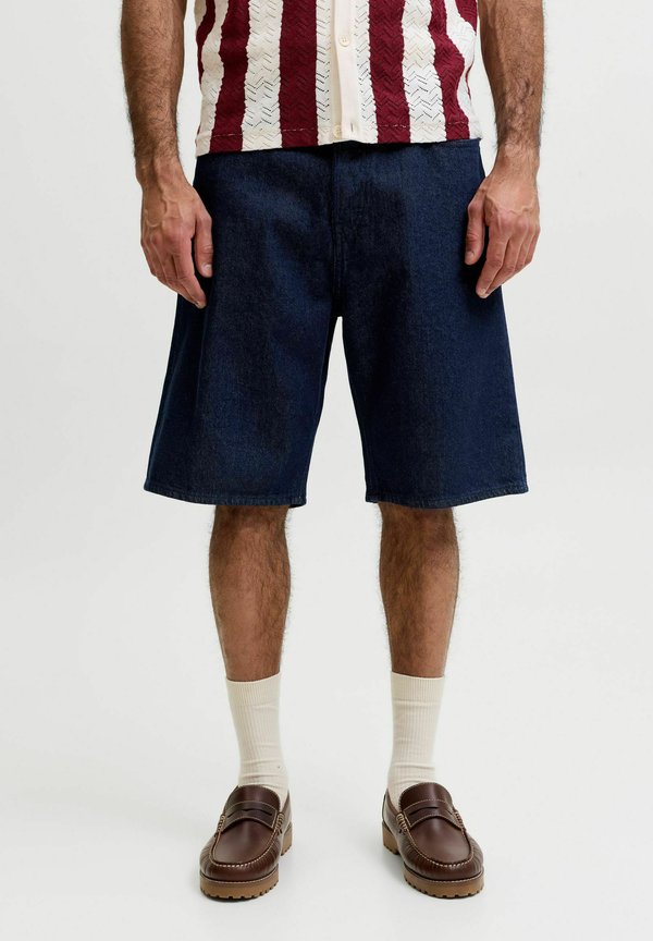 Jack & Jones BAGGY FIT SHORTS COMFORT FIT BAGGY FIT SHORTS - Denim shorts - blue denim