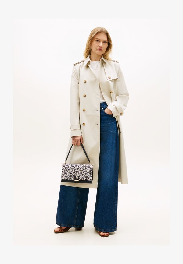 Tommy Hilfiger TH MONOGRAM JACQUARD CROSSBODY BAG - Handbag - blue mono