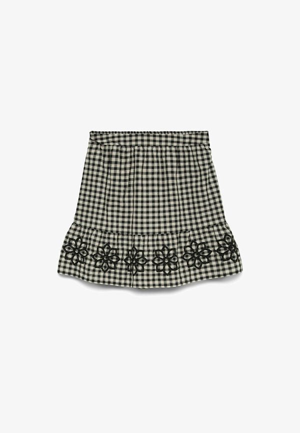 Vero Moda VMCANIA High waist Short - A-line skirt - cloud dancer