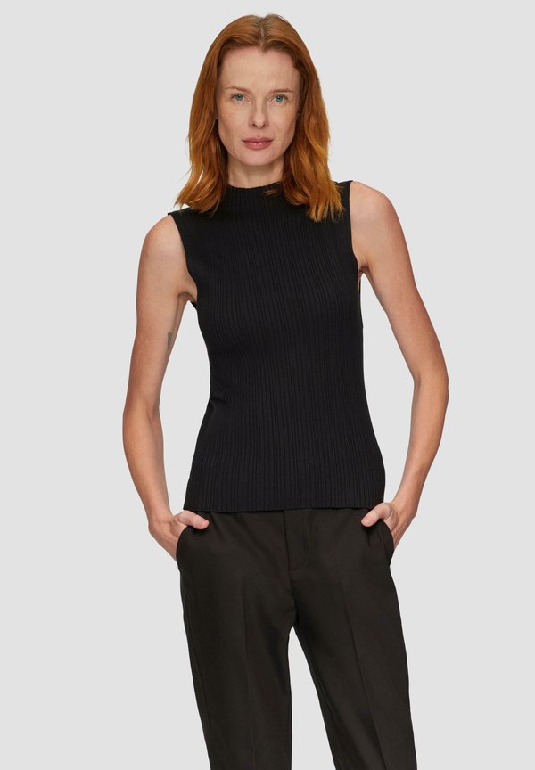 s.Oliver STRETCH - Top - schwarz