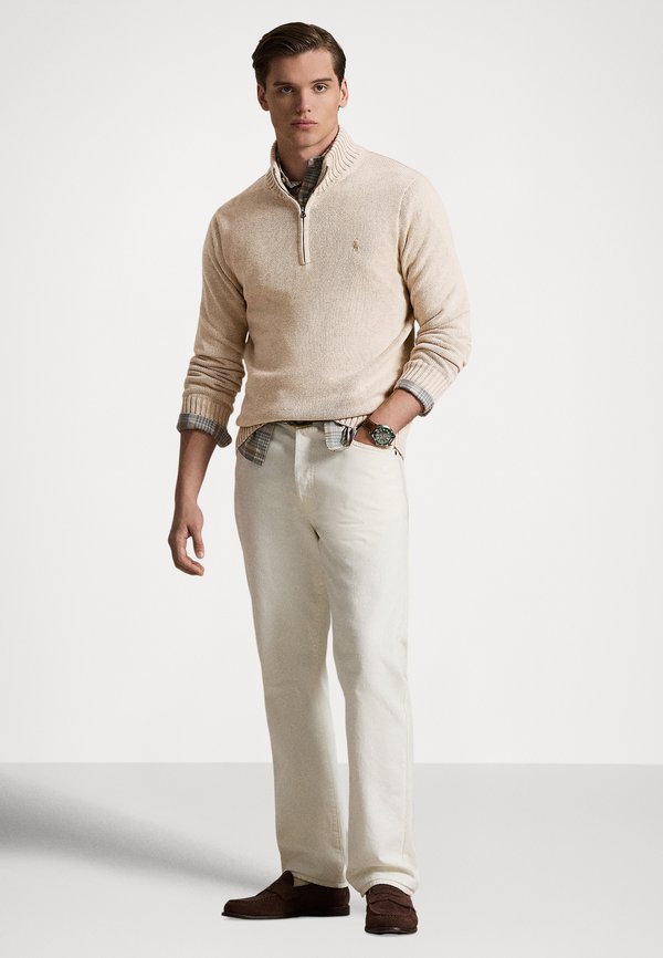 Polo Ralph Lauren COTTON QUARTER-ZIP MOCKNECK SWEATER