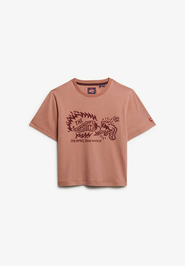 Superdry & Co SUPERDRY - Print T-shirt - ash rose