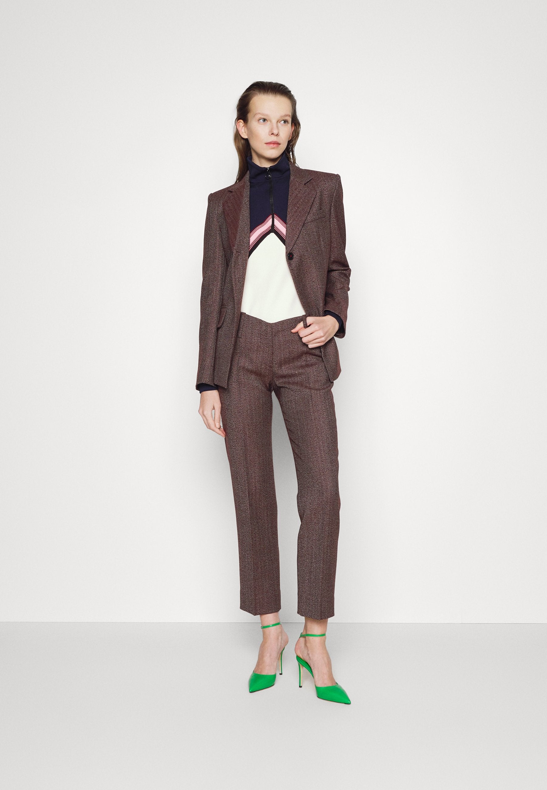 Victoria Beckham FRONT CROPPED TROUSER