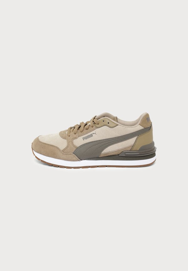 Puma ST RUNNER V4 SD UNISEX - Trainers - birch/matte bronze/soft taupe/puma white