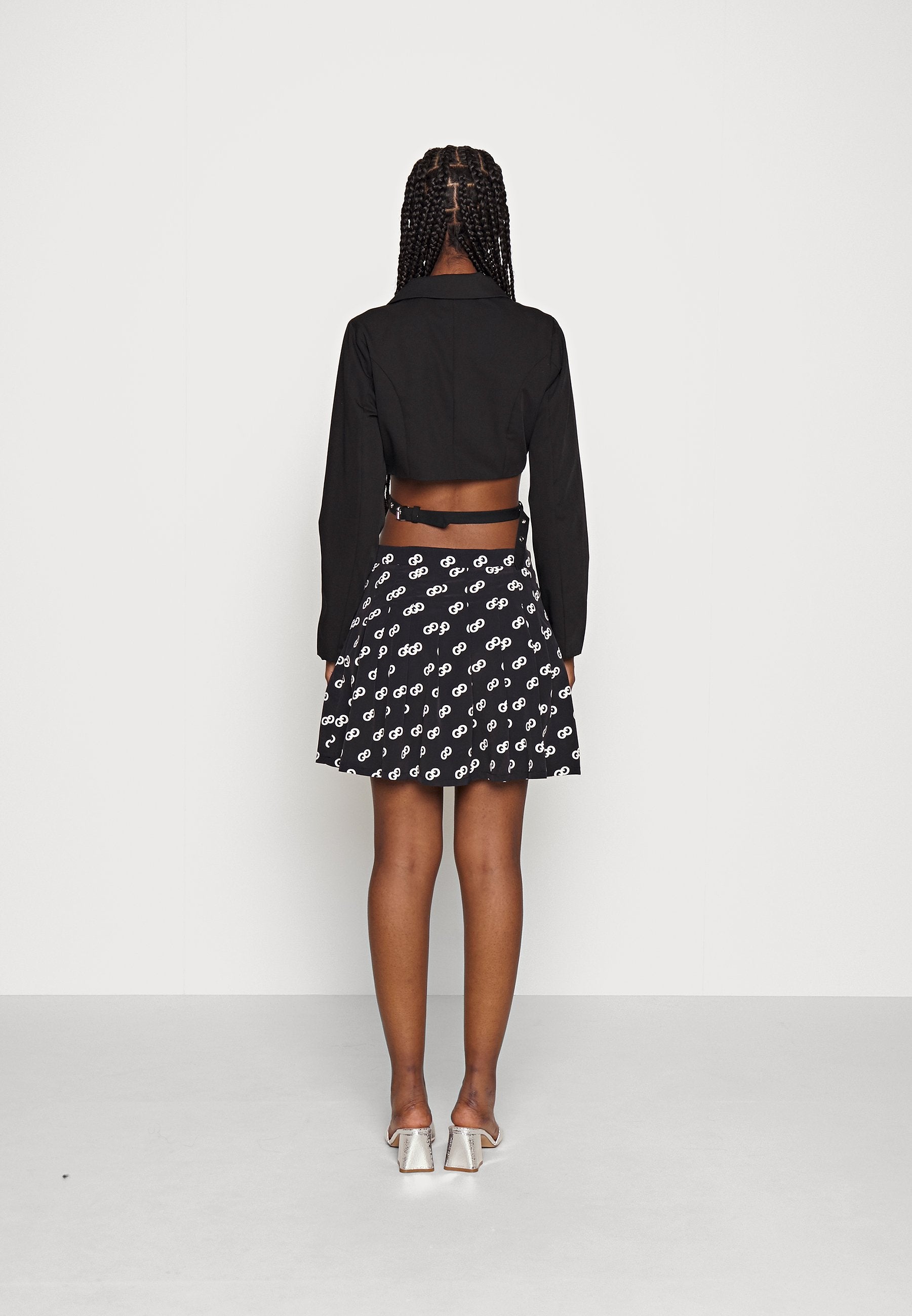 Glamorous PLEATED MINI SKIRT WITH ZIP