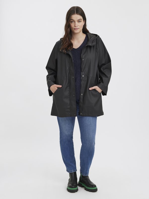 Vero Moda Curve VMCMALOU COATED JACKET