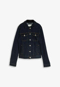 TOM TAILOR TOM TAILOR JACKEN JEANSJACKE MIT EINGRIFFSTASCHEN - Denim jacket - clean rinsed blue denim