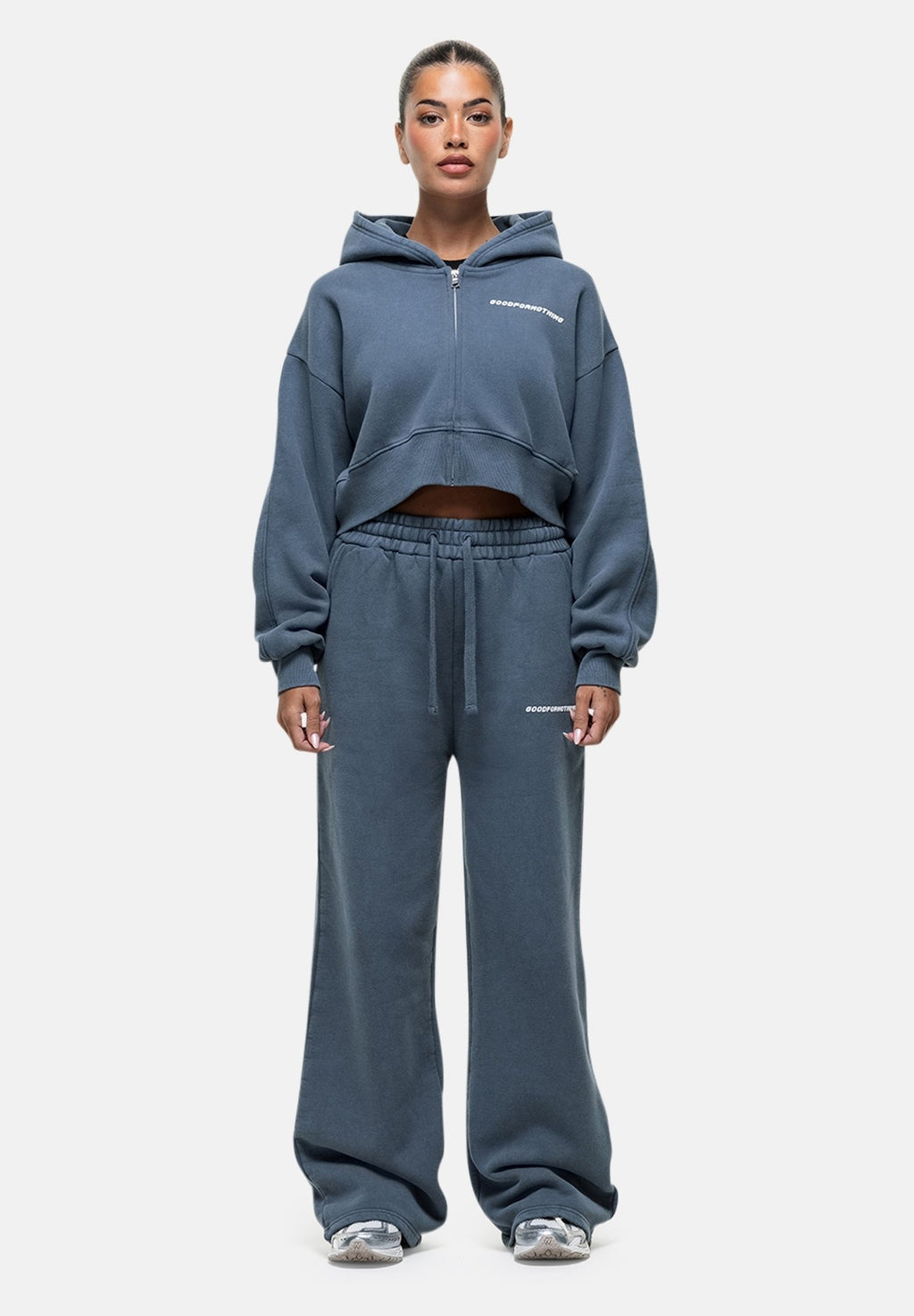 Good For Nothing ESSENTIAL CROPPED  HOODIE