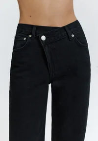 PULL&BEAR Straight leg jeans - dark-blue denim