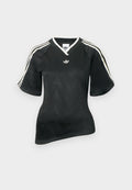 adidas Originals ROUCHED FOOT - Print T-shirt - black