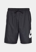 Nike Sportswear M NK CLUB SHORT WVN - Tracksuit bottoms - black/(white)