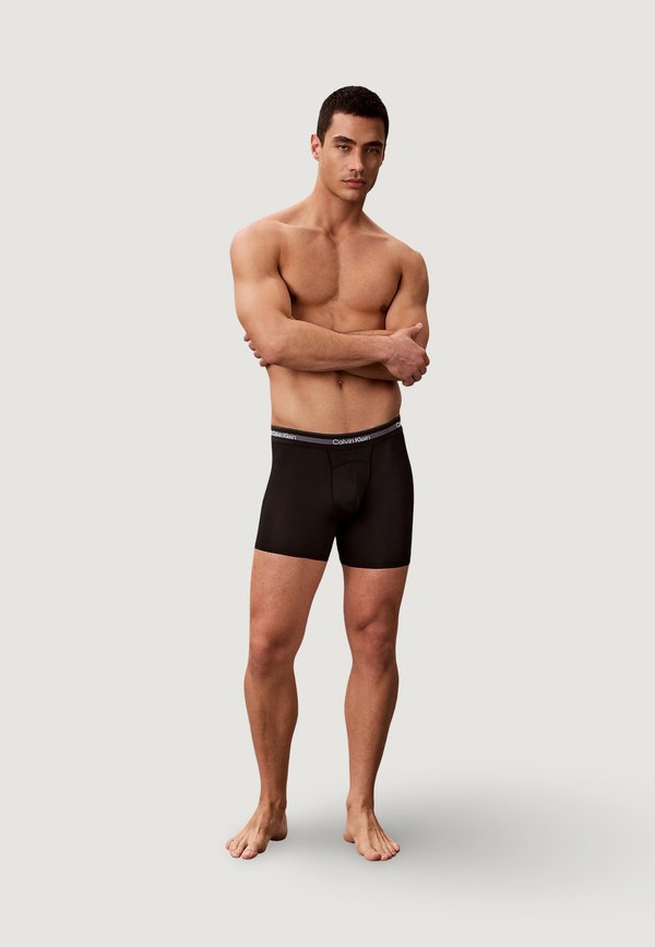Calvin Klein Underwear BOXER BRIEF LV00NB4537 3 PACK - Boxer briefs - nero marrone