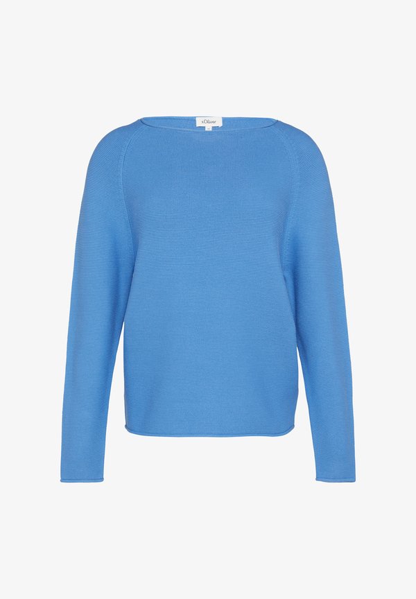 s.Oliver AUS MIT U-BOOT-AUSSCHNITT - Jumper - royalblau