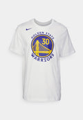 Nike Performance NBA GOLDEN STATE WARRIORS STEPH CURRY NAME AND NUMBER TEE - Print T-shirt - white/curry stephen