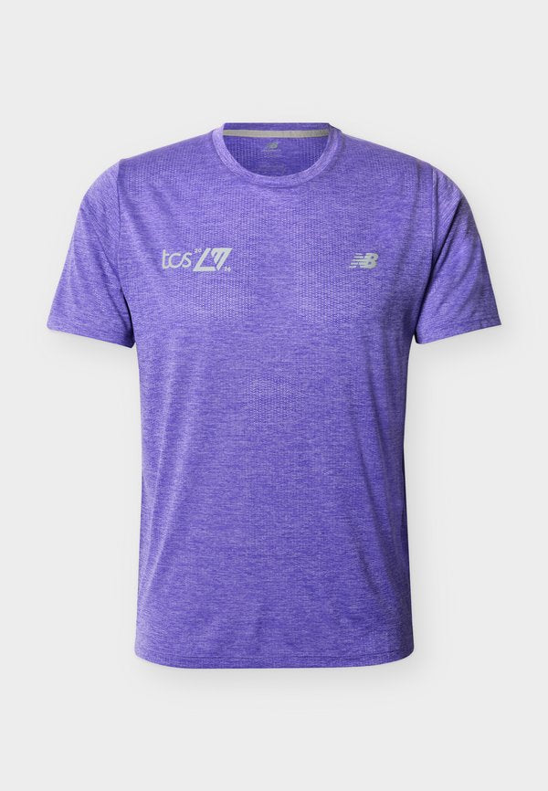 New Balance LONDON EDITION ATHLETICS - Sports T-shirt - electric purple