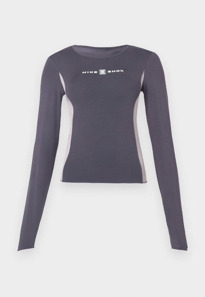 Nike Sportswear SHOX - Long sleeved top - dark raisin/violet ore