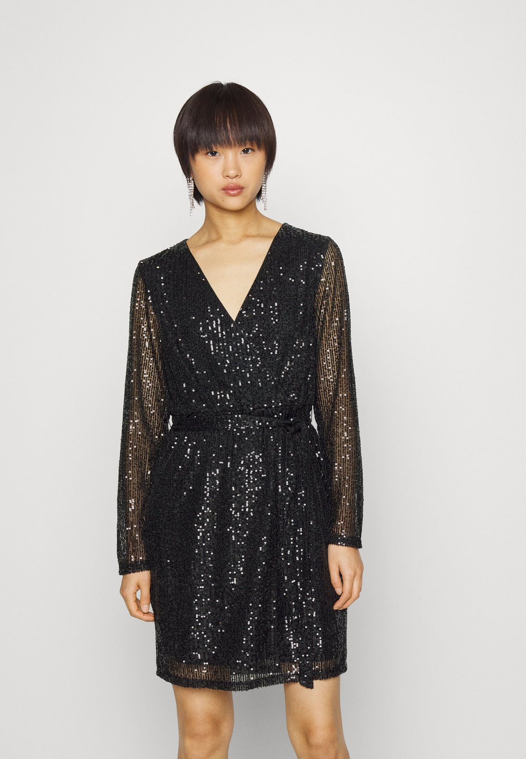 VILA Petite VIGLITAS WRAP DRESS