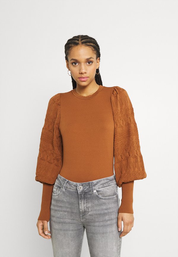 ONLY ONLMELITA O NECK - Jumper - argan oil