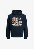 Jack & Jones JJELOGO SWEAT HOOD 2 COL 25/26 NOOS - Hoodie - sky captain