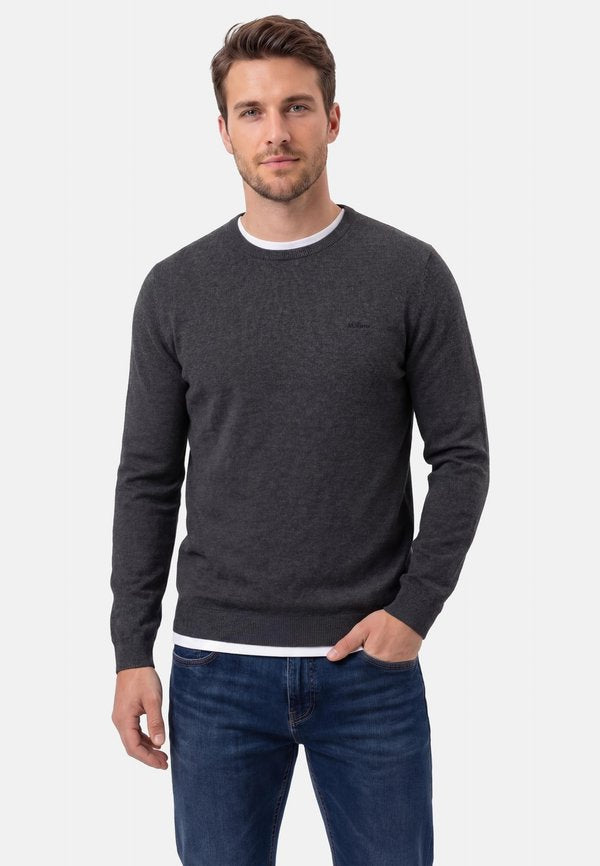 s.Oliver S.OLIVER 2 PACK - Jumper - dunkelgrau